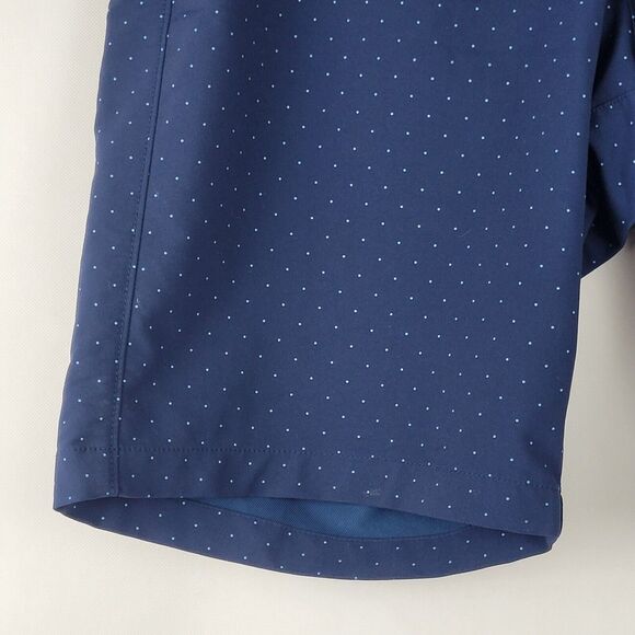 Under Armour 10” Golf Shorts Men 36 Blue Dots Match Play Stretch Performance - Picture 6 of 11